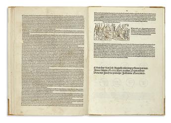 INCUNABULA  ROLEWINCK, WERNER. Fasciculus temporum.  1485